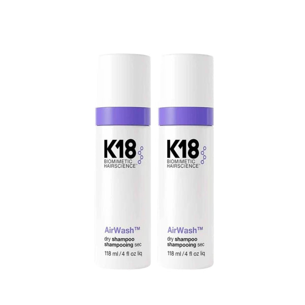 K18 Air Wash Dry Shampoo 118ml 2 Pack Set - buy haircare set online in Dubai, UAE | Beauty Orchard