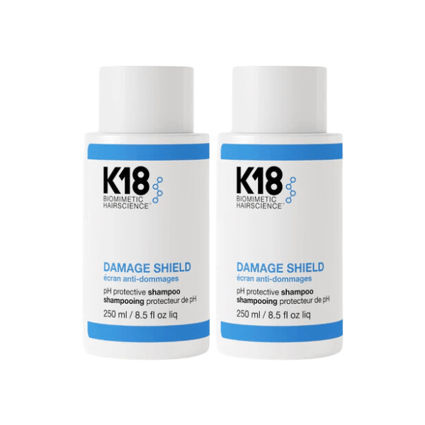 K18 Damage Shield Protective Shampoo 250ml 2 Pack Set - buy haircare set online in Dubai, UAE | Beauty Orchard