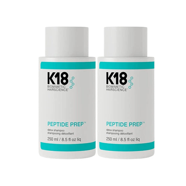 K18 PEPTIDE PREP Detox Shampoo 250ml 2 Pack Set - buy haircare set online in Dubai, UAE | Beauty Orchard