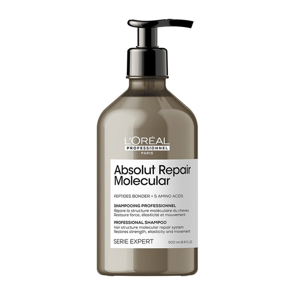 L'Oreal Professionnel Absolut Repair Molecular Sulfate-Free Repairing Shampoo For Damaged Hair, 500ml - buy shampoo online in Dubai, UAE | Beauty Orchard
