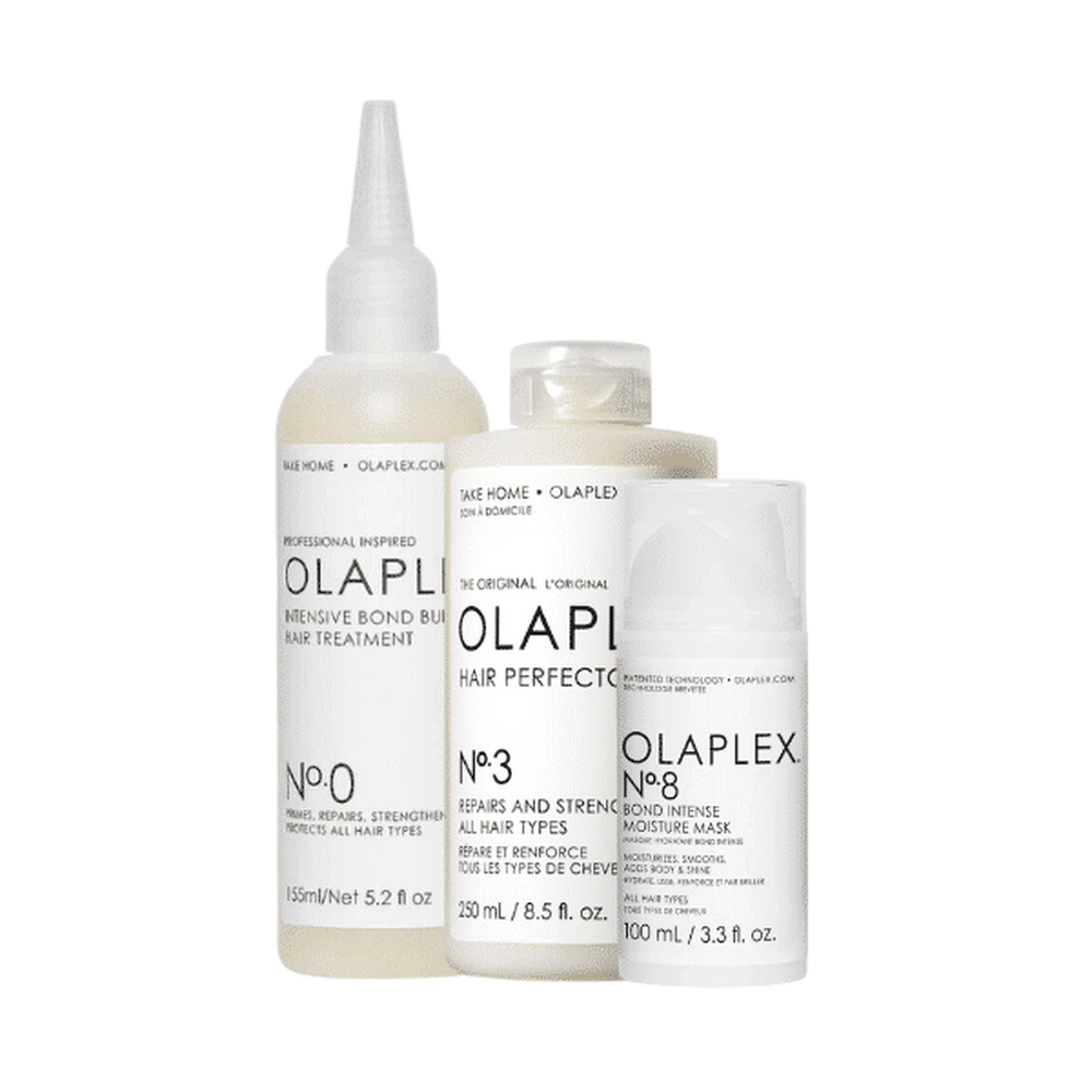Olaplex Booster Set (No.0, No.3 250ml, No.8) - buy haircare set online in Dubai, UAE | Beauty Orchard