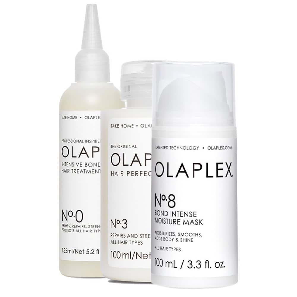 Olaplex Booster Set (No.0, No.3, No.8) - buy haircare set online in Dubai, UAE | Beauty Orchard