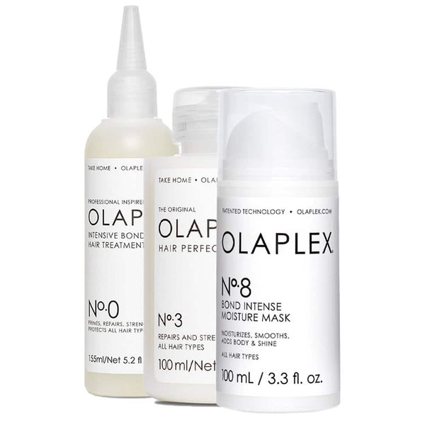 Olaplex Booster Set (No.0, No.3, No.8) - buy haircare set online in Dubai, UAE | Beauty Orchard