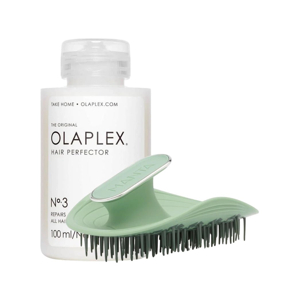 Olaplex No. 3 & Manta Brush (Green) Set - buy haircare set online in Dubai, UAE | Beauty Orchard