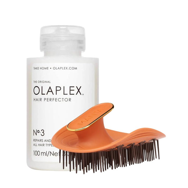Olaplex No. 3 & Manta Brush (Orange) Set - buy haircare set online in Dubai, UAE | Beauty Orchard