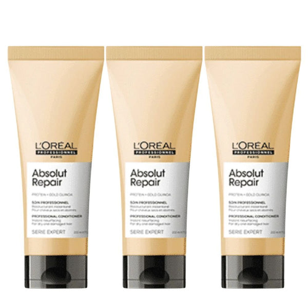 Serie Expert Absolut Repair Instant Resurfacing Conditioner 3 Pack Set - buy haircare set online in Dubai, UAE | Beauty Orchard