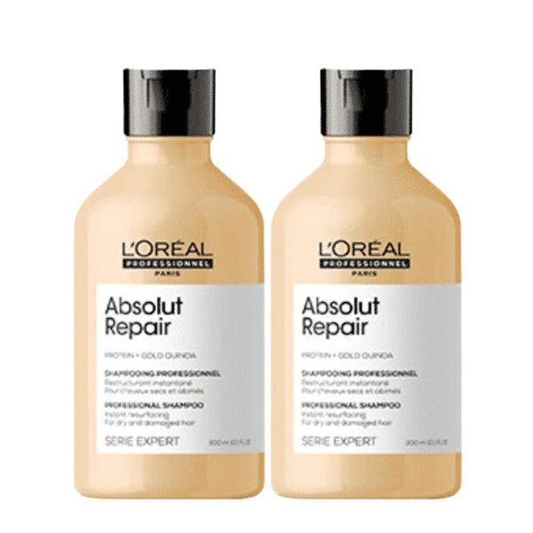 Serie Expert Absolut Repair Instant Resurfacing Shampoo 2 Pack Set - buy haircare set online in Dubai, UAE | Beauty Orchard