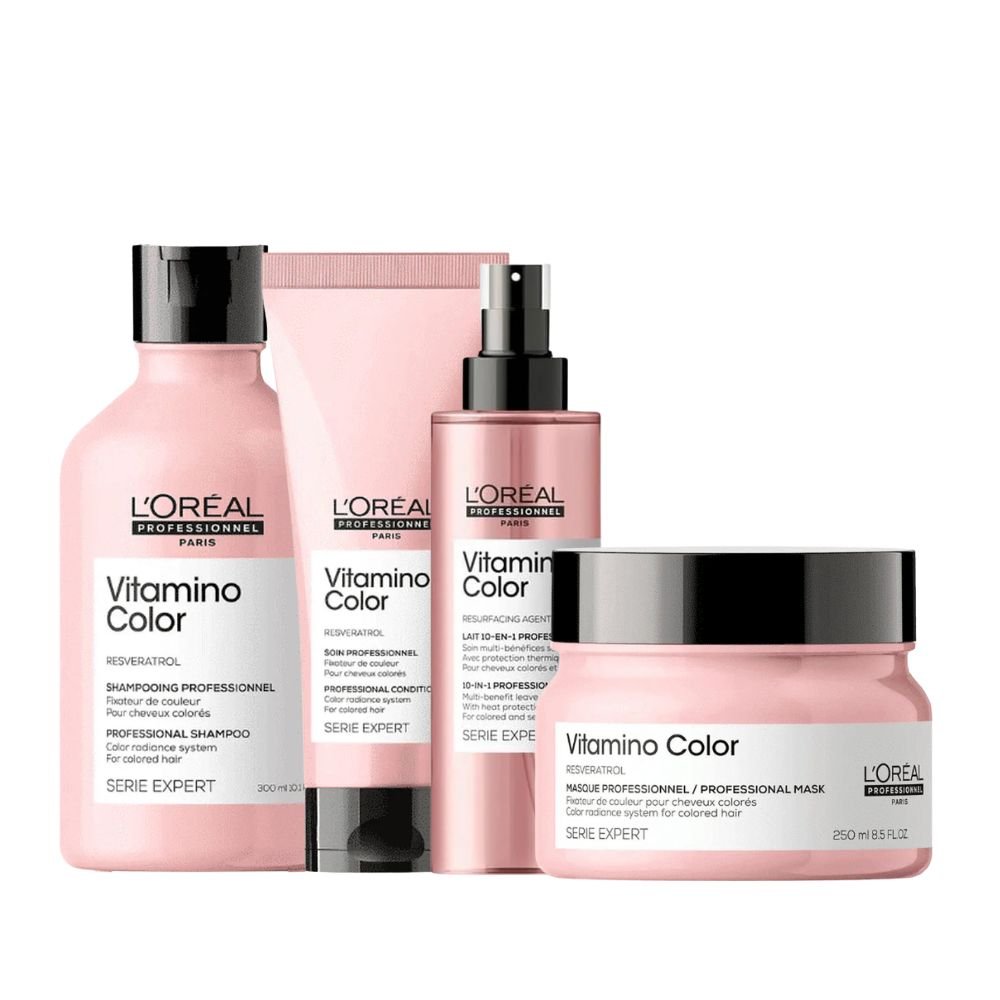 Serie Expert Vitamino Color Routine Set - buy haircare set online in Dubai, UAE | Beauty Orchard